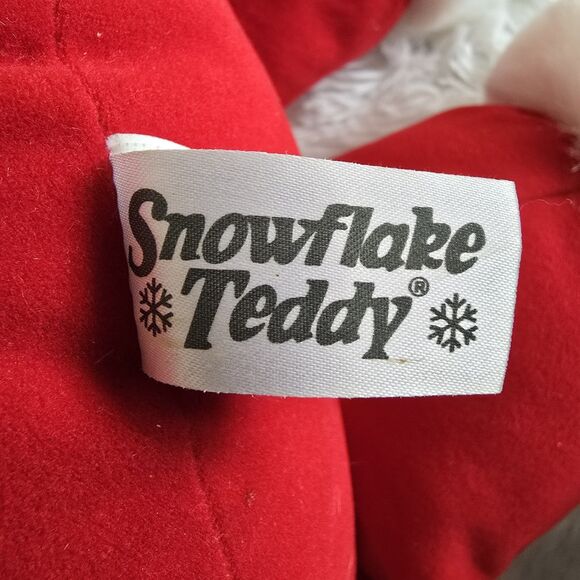 2001 Dan Dee Snowflake Teddy Bear Holiday Collectible Plush Christmas Edition - Picture 9 of 9